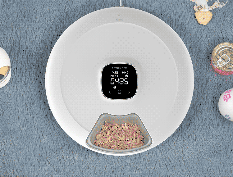 6-Meal Smart Automatic Feeder – Wi-Fi, App, dual power-Petoneer