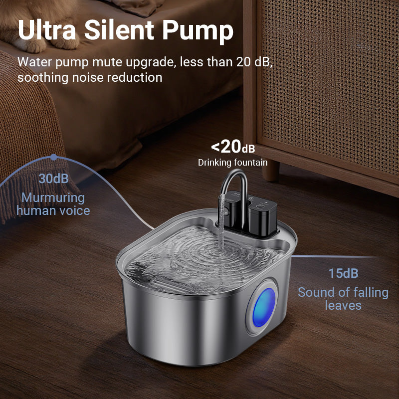 Stainless Steel Water Fountain with sensor-Rojeco