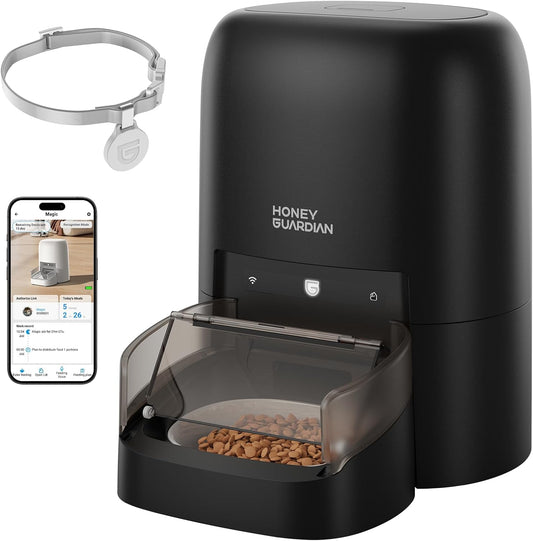 RFID Automatic Pet Feeder with Collar Tag-HoneyGuardian
