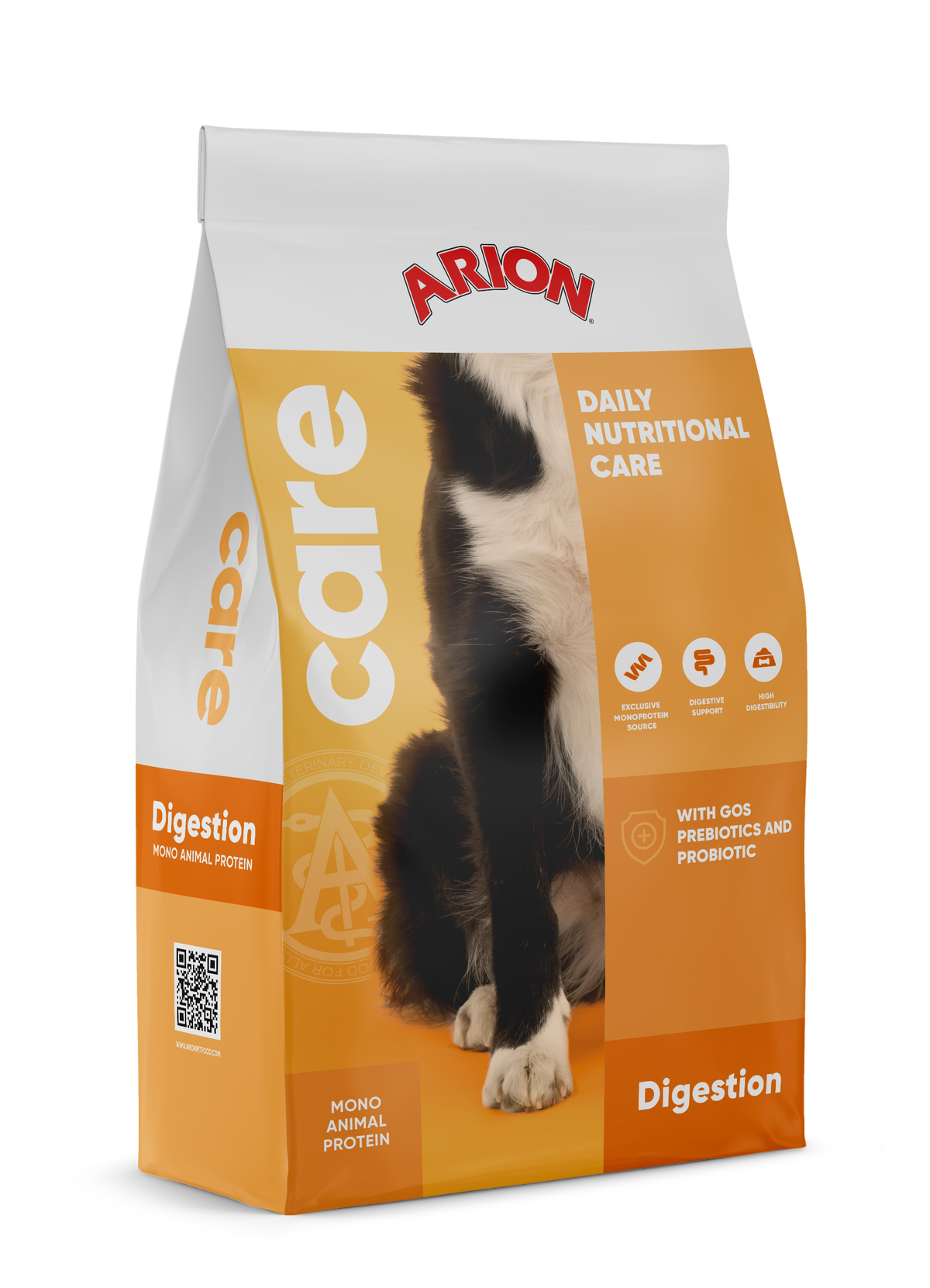 ARION Care Digestion — მგრძნობიარე მონელების მქონე ძაღლებისთვის  (2კგ)