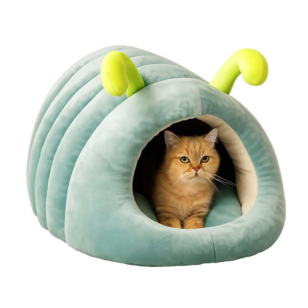 Caterpillar Plush Pet Bed