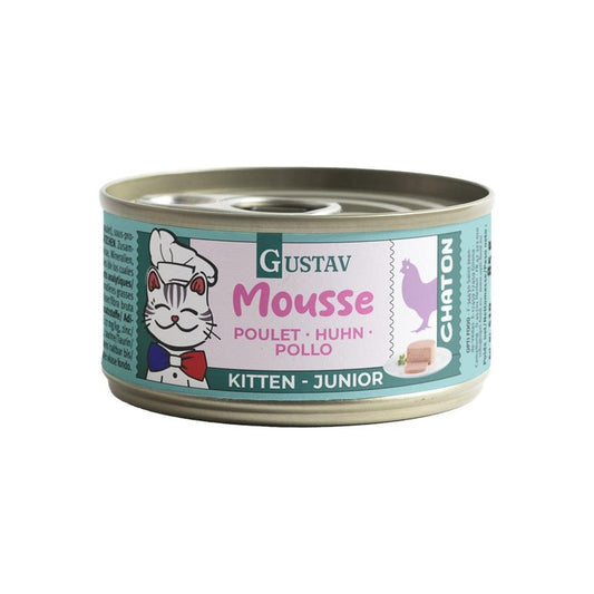 Bubimex GUSTAV Mousse in can, for kittens, Chicken, 85g