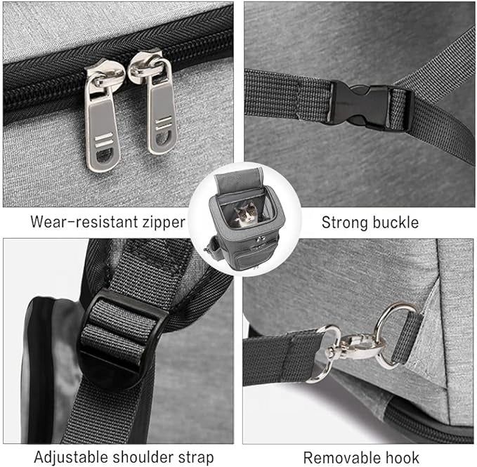 Luxury Wheeled Pet Carrier Backpack & Travel Trolley