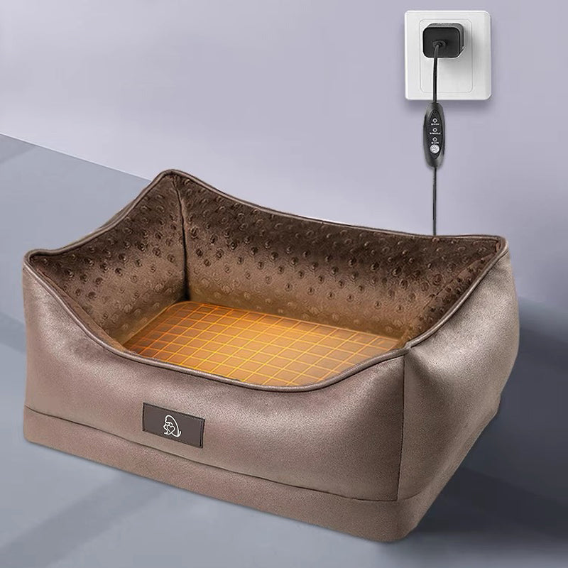 Luxury Heated Pet Bed
