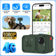 4G GPS ტრეკერი შინაური ცხოველებისთვის 1080P HD კამერით – მწვანე / ყვითელი