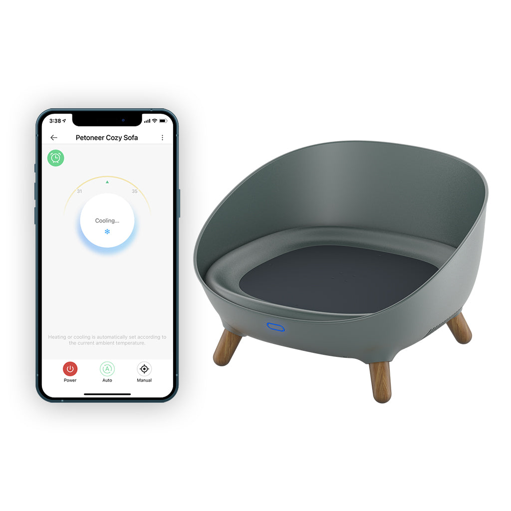 Cozy Sofa – Smart Climate-Controlled Pet Sofa (Heated & Cooled)-Petoneer