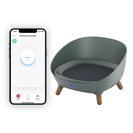 Cozy Sofa – Smart Climate-Controlled Pet Sofa (Heated & Cooled)-Petoneer