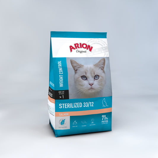 ARION Original Weight Control Sterilized — სტერილიზებული კატებისთვის (ორაგულით) (2კგ)